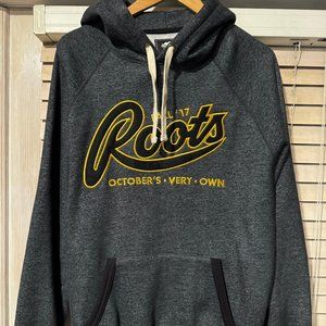 ROOTS x October's Very Own OVO Mens Black Pepper DRAKE Fall '17 Hoodie MEDIUM